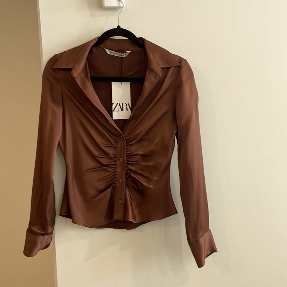 Silk Blouse from Zara. Never worn. - Picture 1 of 1
